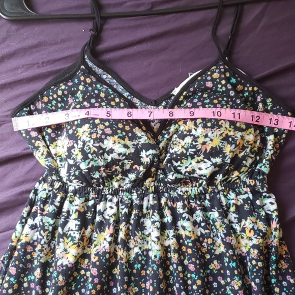 **NWOT Pink Rose Floral Sleeveless Beach Dress - Picture 7 of 8